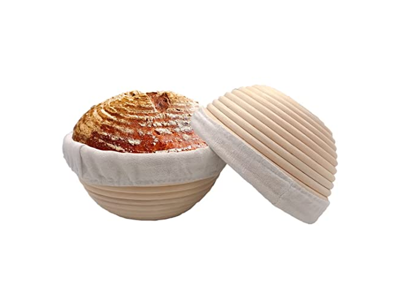 French Wicker Banneton Proving Basket Vietnam Rattan Bannetons For Sourdough