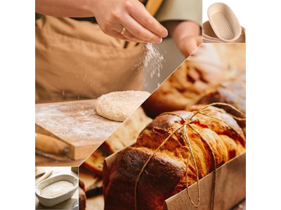 Rattan Bread Basket With Dome Easter Molds For Baking Proofing Round And Oval