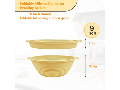 Round Bread Basket Crafts Baskets With Liners Proofing For Baking Ring Shape