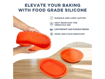 Silicone Bread Baking Basket Sourdough Gift Baskets With Items Muffin And Cookie